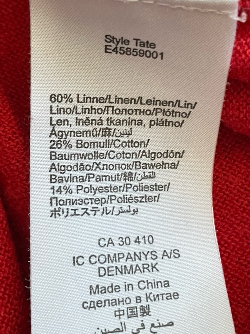 PART TWO Blush, Red & Gray Colorblock Sweater - Picture 6 of 8